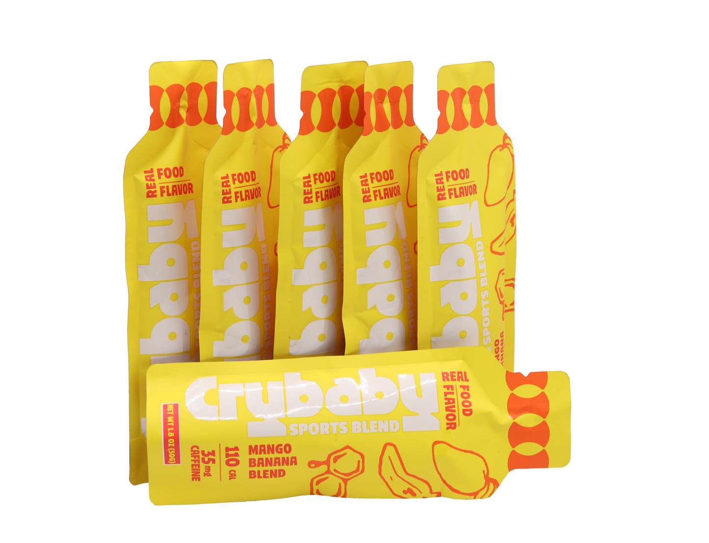 Mango Banana Blend Energy Gel - 12-Pack