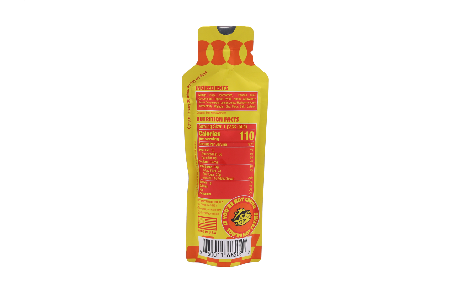 Mango Banana Blend Energy Gel - 12-Pack